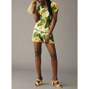 FARM Rio Farm Rio Cutout Tie-Back Romper | Sz XL